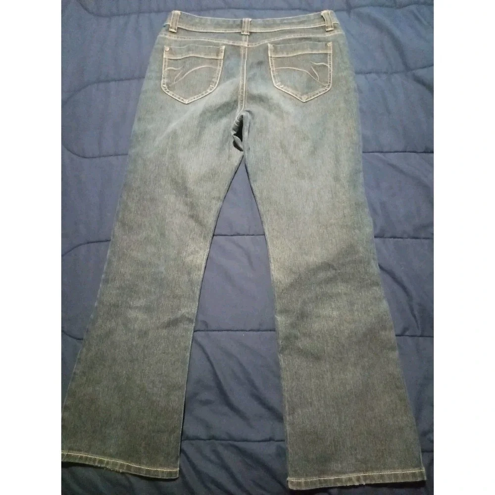 Gloria Vanderbilt Women's Isabelle Jeans Mid Rise Flare Size 10